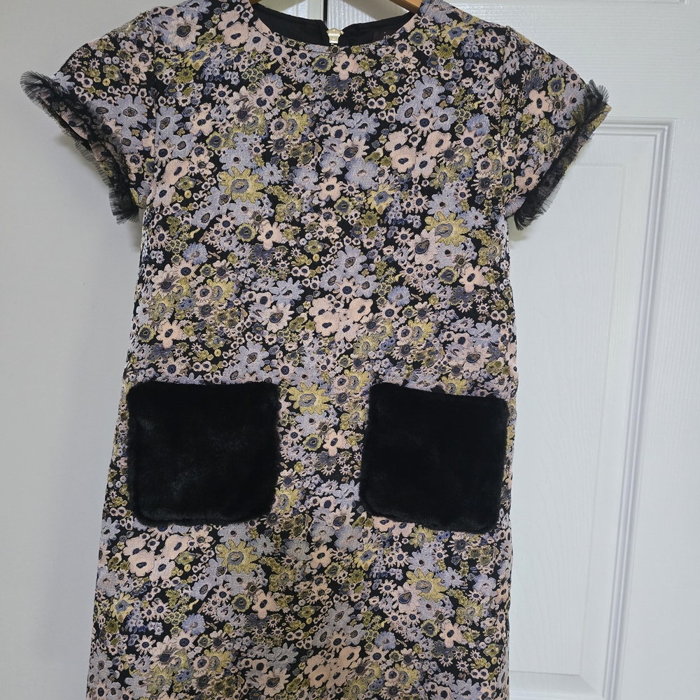 Imoga Black and Purple Floral Dress - Picture 3 of 11